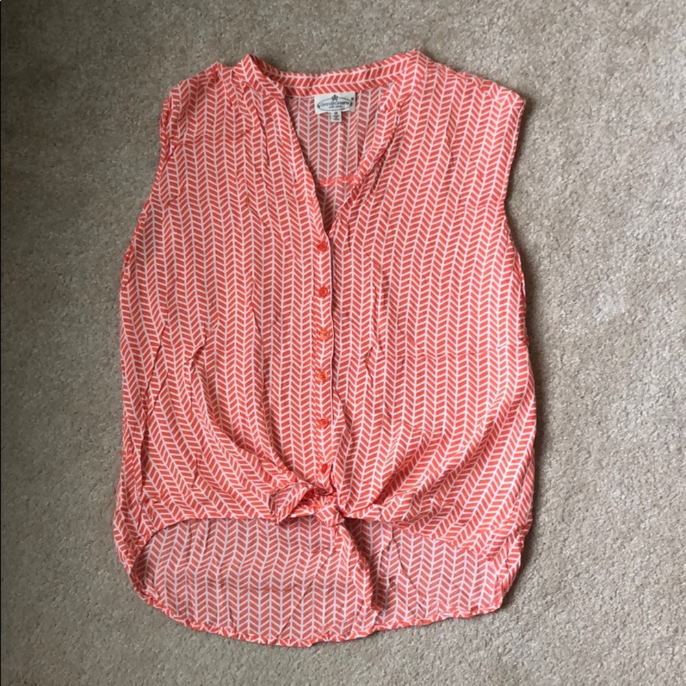 Perfect shirt for a pop of orange!